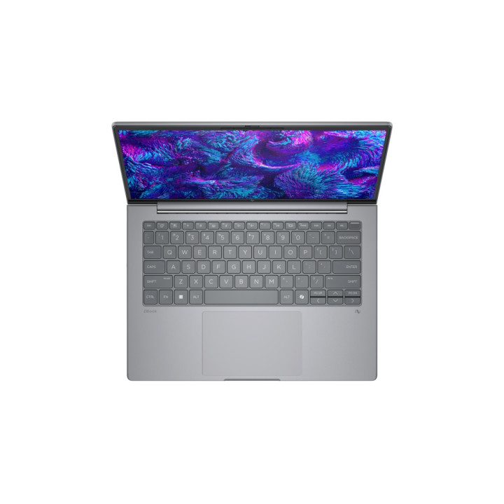 Лаптоп HP ZBook 8 G1i AI, Intel Core Ultra 7 255H, 14" 2.5K 120Hz 400nits, 32GB RAM, 1TB SSD, NVIDIA RTX 500 Ada 4GB, Pike Silver, Win 11 Pro - A3ZU8ET