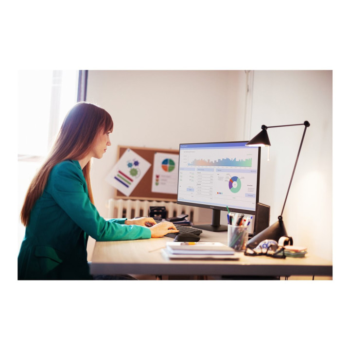 Монитор Philips 23.8" Series 1000 1920x1080, 120Hz IPS, Flat Fixed base tilt, AdaptiveSync, HDMIx1, VGAx1, 300cd/m2 - 24E2N1110/00