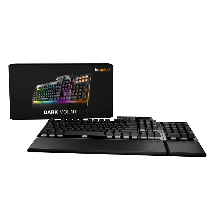 Професионална геймърска механична клавиатура be quiet! DARK MOUNT, be quiet! Silent Switches [Tactile] - BT002US