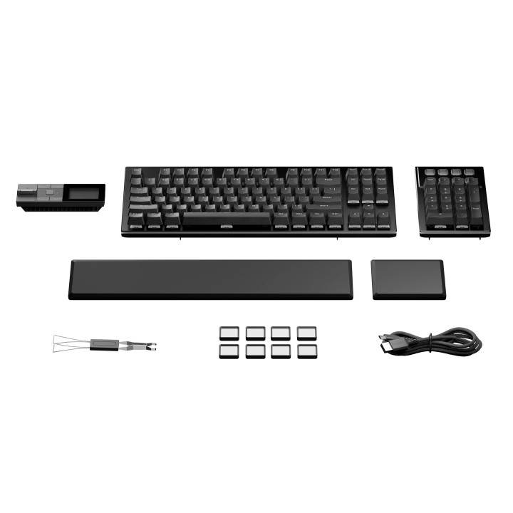 Професионална геймърска механична клавиатура be quiet! DARK MOUNT, be quiet! Silent Switches [Tactile] - BT002US