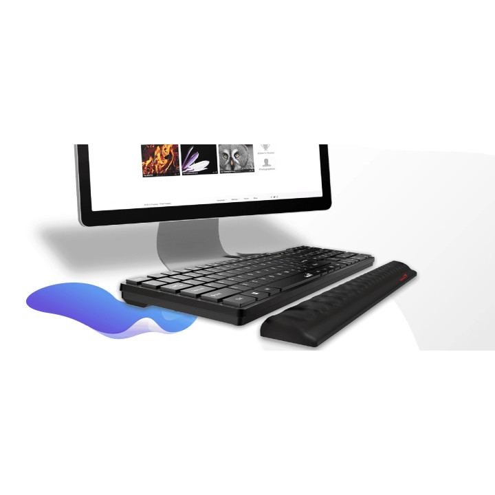 Геймърска клавиатура Genius клавиатура Slim Keyboard SlimStar 126 Black - Copilot, Low profile Chocolate - GENIUS-SlimStar-126-US-BK