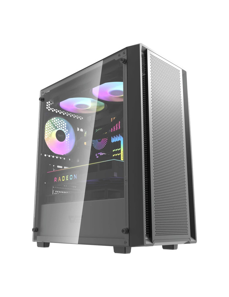 Геймърски компютър ION DK353 Black RGB с процесор Intel Core i7-12700KF, видео карта RX 9060 XT Mercury OC Gaming 16GB GDDR6, RAM 32GB(2x16GB) DDDR5 5600MHz T-CREATE CLASSIC, SSD диск 1TB M.2 PCIe 4.0 NVMe