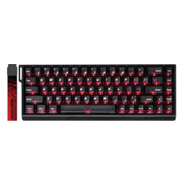 Професионална геймърска механична клавиатура Madlions MAD 68 HE Flagship V2 - 8K, Magnetic Amber Pro Switches - Black - MAD-68-HE-V2-FS-MS-BK