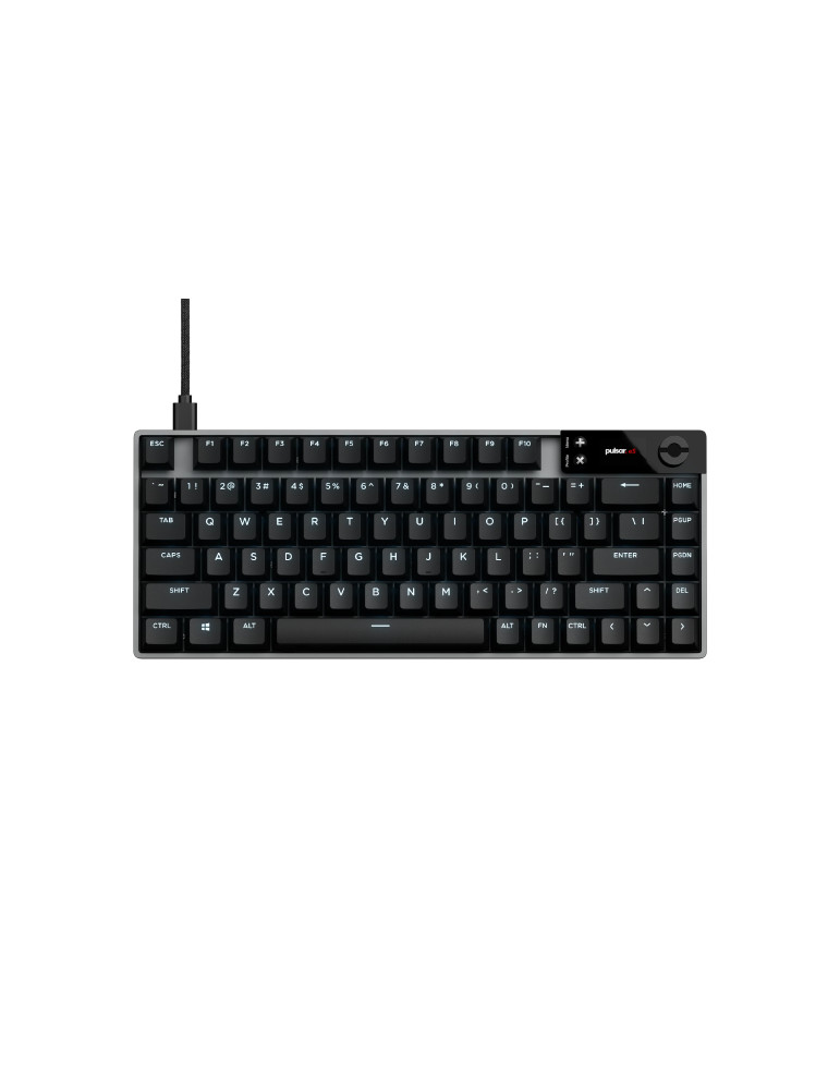 Професионална геймърска механична клавиатура Pulsar eS HE 70 ANSI Black - 8K, RGB - ES70HE01B