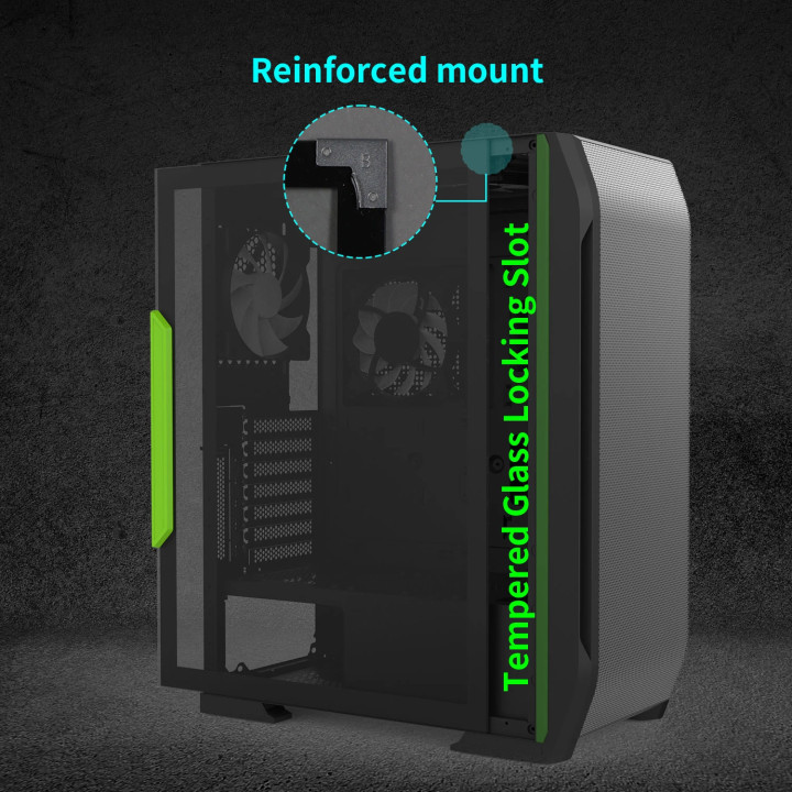 Кутия за компютър Zalman N7 PLUS, ATX, 7бр. Включени вентилатори, Tempered Glass - N7-PLUS