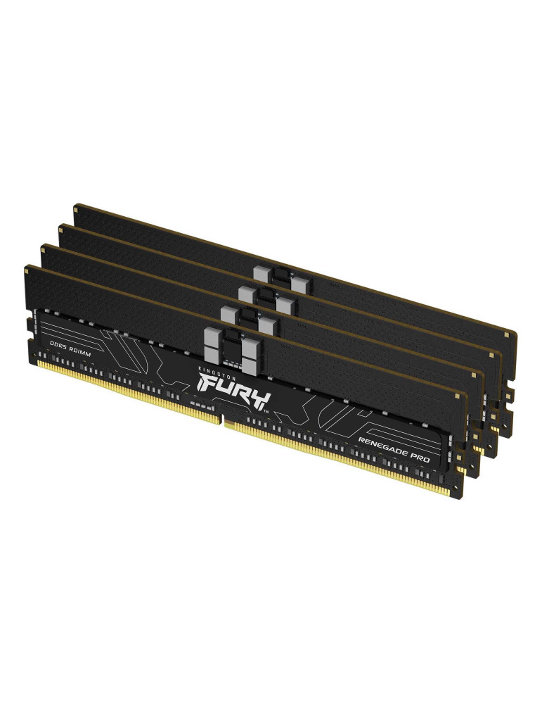 RAM памет Kingston 64GB(4x16GB) DDR5 5600MHz FURY Renegade Pro CL28 RDIMM - KF556R28RBEK4-64