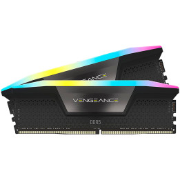 RAM памет Corsair 64GB(2x32GB) DDR5 6000MHz Vengeance RGB CL40-50-50-96 1.35V Intel XMP & AMD EXPO, GREY - CMH64GX5M2D6000Z40