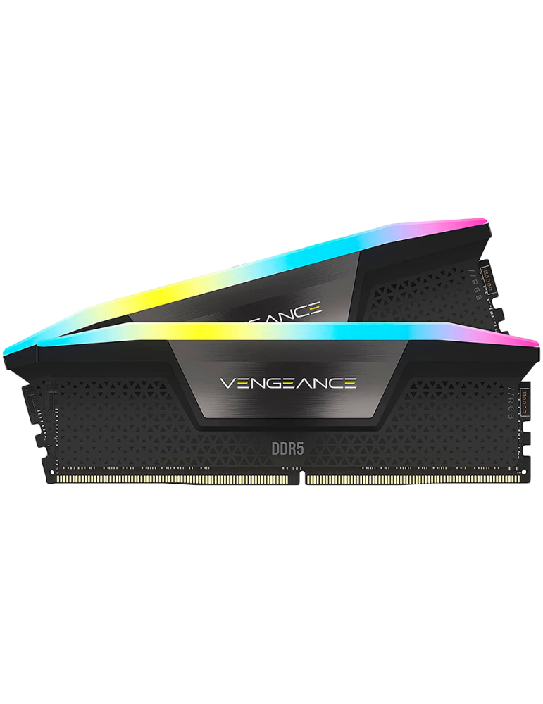 RAM памет Corsair 64GB(2x32GB) DDR5 6000MHz Vengeance RGB CL40-50-50-96 1.35V Intel XMP & AMD EXPO, GREY - CMH64GX5M2D6000Z40