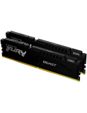 RAM памет Kingston 16GB(2x8GB) DDR5 6000MHz FURY Beast Black CL36 DIMM, EXPO  - KF560C36BBEK2-16