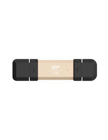 Външен SSD диск Silicon Power 2TB DS72 Gold - SP002TBUC3S72VPG