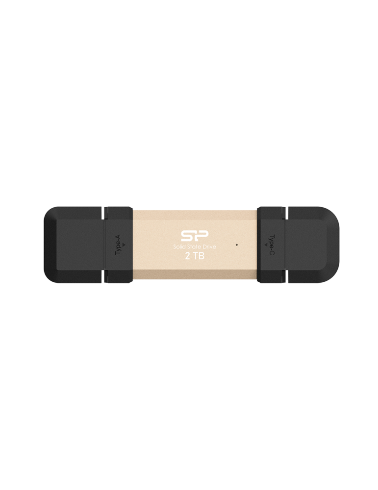 Външен SSD диск Silicon Power 2TB DS72 Gold - SP002TBUC3S72VPG