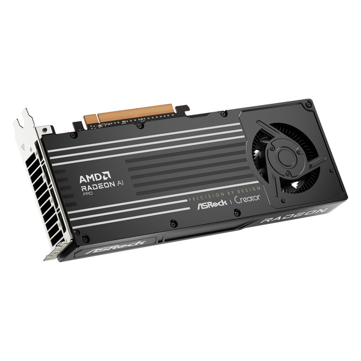 Видео карта AsRock Radeon AI PRO R9700 Creator 32GB GDDR6 - R9700 CT 32G
