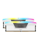 RAM памет Corsair 64GB(2x32GB) DDR5 6000MHz Vengeance RGB, CL30-36-36-76 1.40V Intel XMP & AMD EXPO, White - CMH64GX5M2B6000Z30W