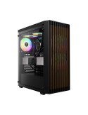 Кутия за компютър Gamdias AURA GC4 ELITE, ATX, Addressable RGB, Wood - GAMDIAS-AURA-GC4-ELITE-ARGB-BK