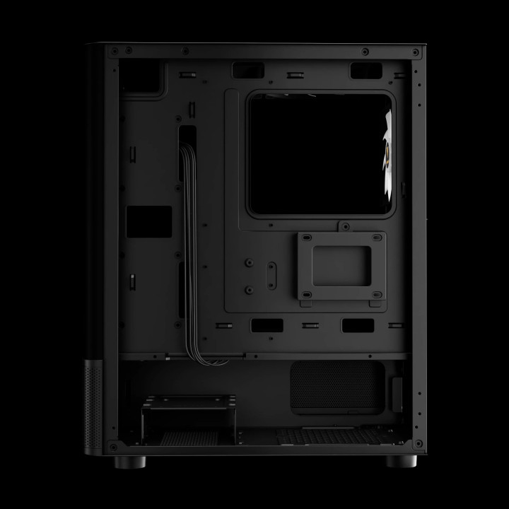 Кутия за компютър Gamdias ATLAS E2, ATX, 3 x 120 mm A-RGB, Digital Display, Curved Glass - GAMDIAS-ATLAS-E2-CG