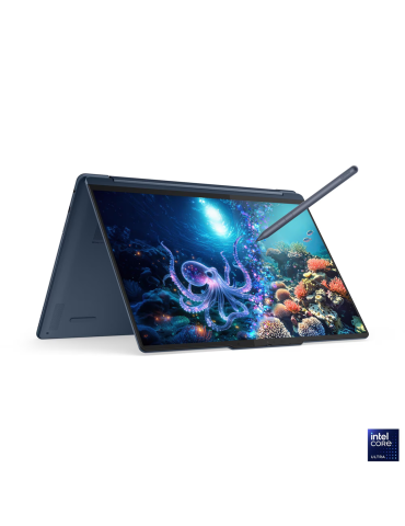 Лаптоп Lenovo Yoga 9 2-in-1, Intel Core Ultra 7 258V, 14" WUXGA (1920x1200) OLED Touch, 32GB RAM, 1TB SSD, Intel Graphics - 83LC000XBM