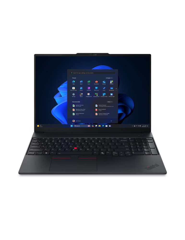 Лаптоп Lenovo ThinkPad E16 Gen 3, Intel Core Ultra 5 225U, 16" WUXGA (1920x1200) IPS, 16GB RAM, 512GB SSD, Graphics - 21SR0045BM