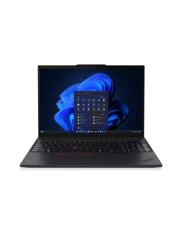 Лаптоп Lenovo ThinkPad T16 Gen 4, Intel Core Ultra 7 255U, 16" WUXGA (1920x1200) IPS, 32GB RAM, 512GB SSD, Graphics - 21QE004CBM