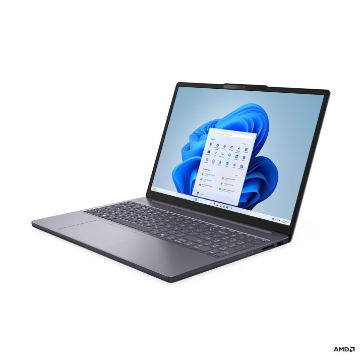 Лаптоп Lenovo IdeaPad 3 Slim, AMD Ryzen 5 7535HS, 15.3" FHD (1920x1080) IPS, 24GB RAM, 1TB SSD, Radeon 660M - 83K70075BM