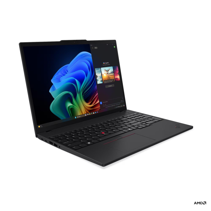 Лаптоп Lenovo ThinkPad T16 Gen 4, AMD Ryzen AI 7 PRO 350, 16" WUXGA (1920x1200) IPS, 32GB RAM, 512GB SSD, Radeon 880M - 21QN001RBM