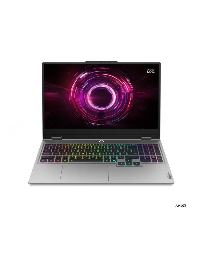 Лаптоп Lenovo LOQ, AMD Ryzen 7 250, 15.6" FHD (1920x1080) 144Hz IPS, 32GB RAM, 1TB SSD, GeForce RTX 5060 8GB GDDR7 - 83JG004BBM