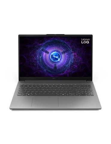 Лаптоп Lenovo LOQ, Intel Core i5-12450HX, 15.6" FHD (1920x1080) 144Hz IPS, 16GB RAM, 512GB SSD, GeForce RTX 4060 8GB GDDR6 - 83LK000PBM