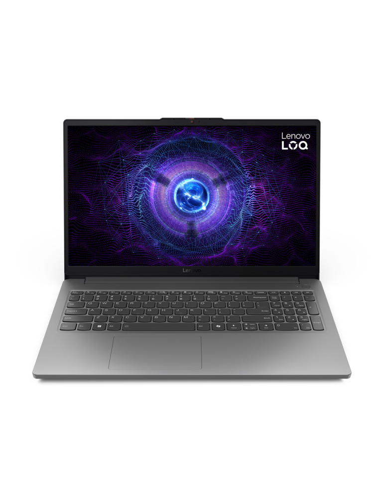 Лаптоп Lenovo LOQ, Intel Core i5-12450HX, 15.6" FHD (1920x1080) 144Hz IPS, 16GB RAM, 512GB SSD, GeForce RTX 4060 8GB GDDR6 - 83LK000PBM