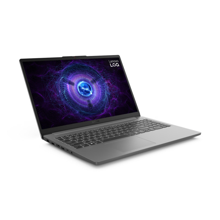 Лаптоп Lenovo LOQ, Intel Core i5-12450HX, 15.6" FHD (1920x1080) 144Hz IPS, 16GB RAM, 512GB SSD, GeForce RTX 4060 8GB GDDR6 - 83LK000PBM
