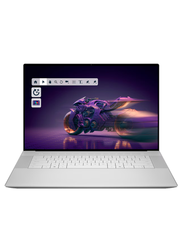 Лаптоп Dell 16 Premium, Intel Core Ultra 7 255H, 16.3" WUXGA (1920x1200), 32GB RAM, 1024GB SSD, NVIDIA GeForce RTX 5050 8GB GDDR7, Win 11 Pro - DA16250_U732G1TRTX5050F_WIN_EN