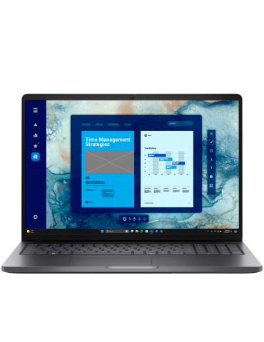 Лаптоп Dell Pro 16, AMD Ryzen AI 7 350, 16.0" WUXGA (1920x1200), 16GB RAM, 512GB SSD, AMD Radeon 860M, Win 11 Pro - BTO603_PC16255_EMEA_WIN
