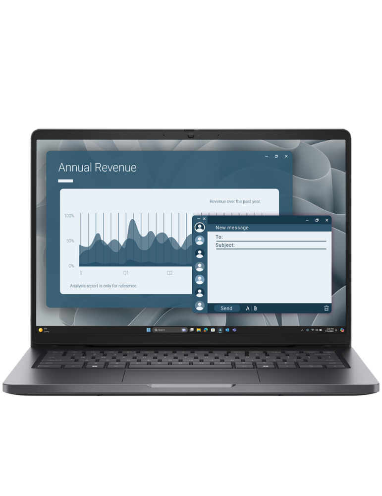 Лаптоп Dell Pro 14, AMD Ryzen 5 220, 14.0" WUXGA (1920x1200), 8GB RAM, 512GB SSD, AMD Radeon 740M, Win 11 Pro - BTO504_PC14255_EMEA_WIN