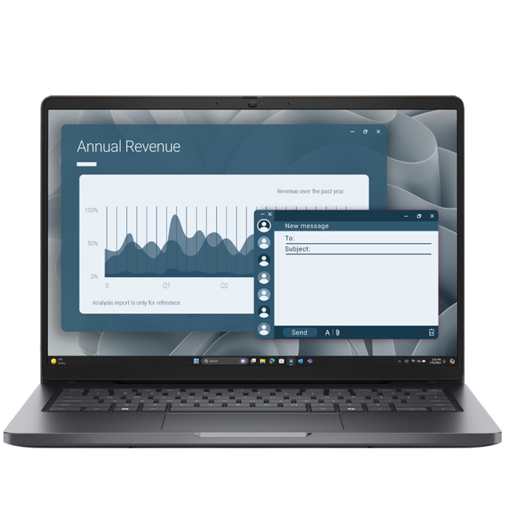 Лаптоп Dell Pro 14, AMD Ryzen 5 220, 14.0" WUXGA (1920x1200), 8GB RAM, 512GB SSD, AMD Radeon 740M, Win 11 Pro - BTO504_PC14255_EMEA_WIN