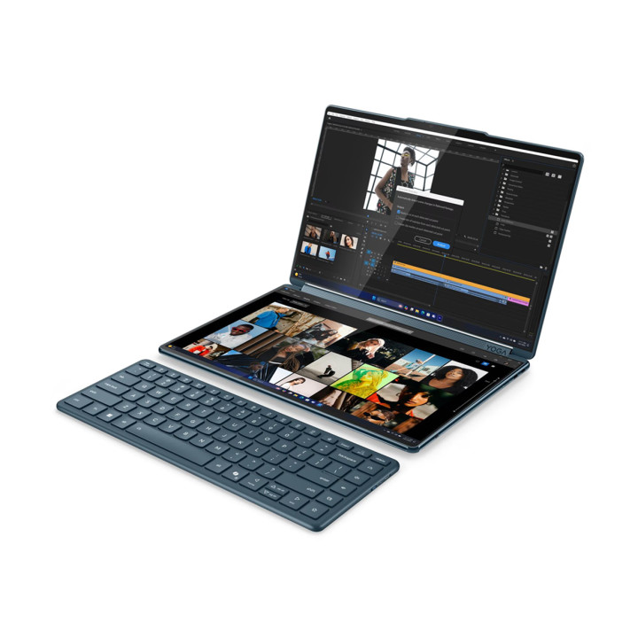Лаптоп Lenovo Yoga Book 9 14, Intel Core Ultra 7 255H, 14" 2.8K (2880x1800) 120Hz OLED, 32GB RAM, 1TB SSD, Win 11 Home - 83KJ0019RM