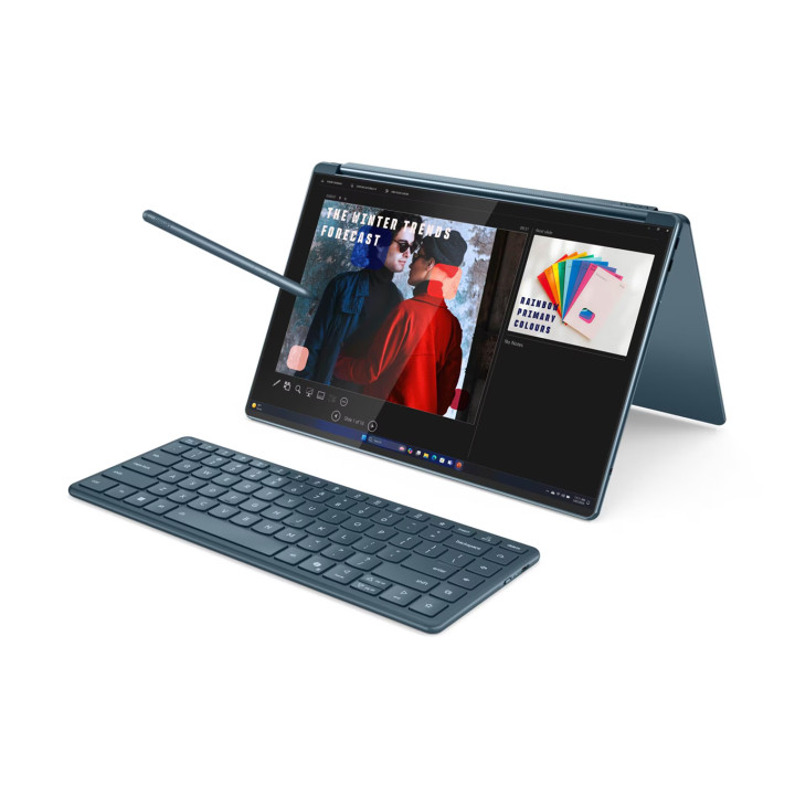 Лаптоп Lenovo Yoga Book 9 14, Intel Core Ultra 7 255H, 14" 2.8K (2880x1800) 120Hz OLED, 32GB RAM, 1TB SSD, Win 11 Home - 83KJ0019RM