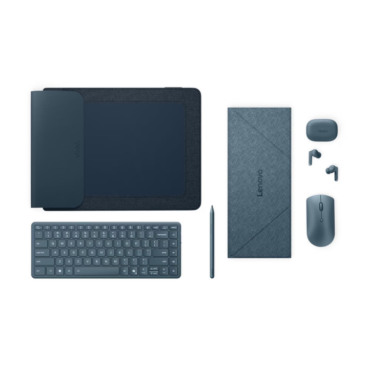 Лаптоп Lenovo Yoga Book 9 14, Intel Core Ultra 7 255H, 14" 2.8K (2880x1800) 120Hz OLED, 32GB RAM, 1TB SSD, Win 11 Home - 83KJ0019RM