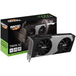 Видео карта Inno3D Nvidia GeForce RTX 5060 Ti 8GB TWIN X2 8GB TWIN X2 OC - N506T2-08D7X-193075N