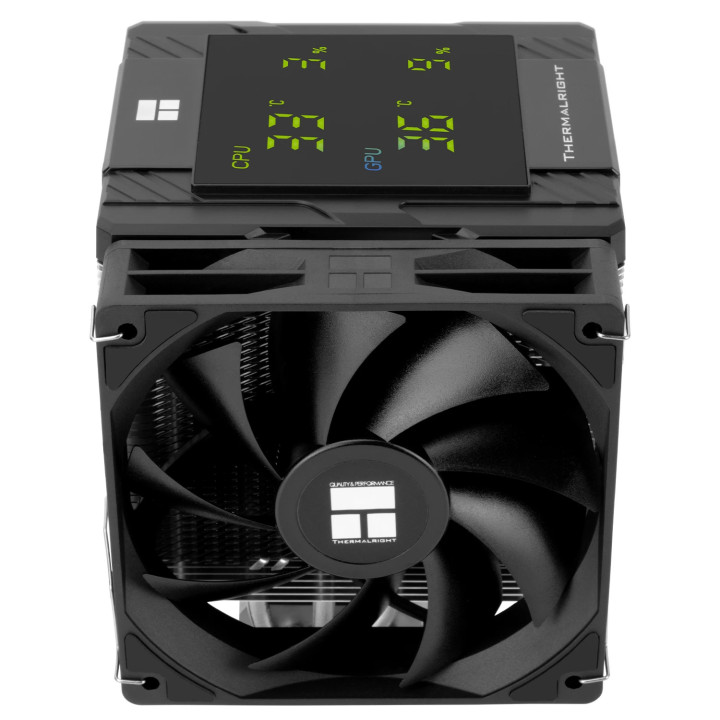 Охладител за процесор Thermalright Peerless Assassin 120 Digital Black, Dual-Tower,LGA1851/AM5 - PEERLESS-ASSASSIN-120-D-BK