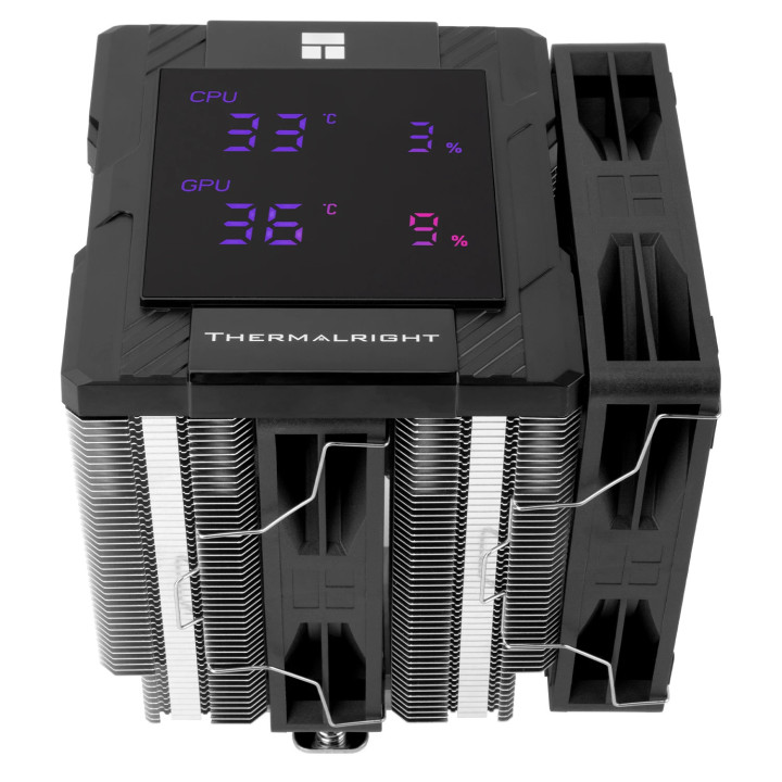 Охладител за процесор Thermalright Peerless Assassin 120 Digital Black, Dual-Tower,LGA1851/AM5 - PEERLESS-ASSASSIN-120-D-BK