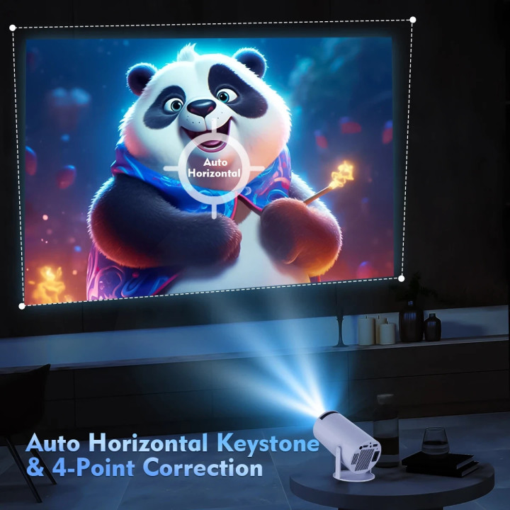 Преносим мултимедиен проектор MagCubic Portable Multimedia Projector HY300 Pro - 4K, Android 11, Wi-Fi, Bluetooth 5.0 - MAGCUBIC-HY300-PRO