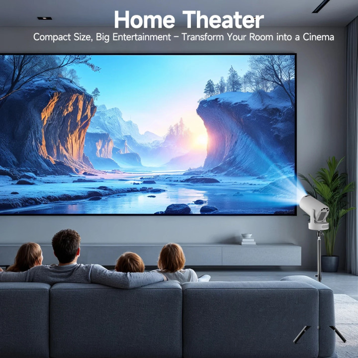Преносим мултимедиен проектор MagCubic Portable Multimedia Projector HY300 Pro  - 4K, Android 11, Wi-Fi, Bluetooth 5.4 - MAGCUBIC-HY300-PRO-PLUS