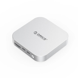 Докинг станция Orico SSD Docking station MiniLink M49P-EU-SV M.2 NVMe - USB-C(10Gbps) x 1, USB3.2 x 2, USB2.0 x 2, M.2 x 1, Audio, SD/TF 4.0 - ORICO-M49P-EU-SV-BP