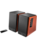 Bluetooth колони Edifier R1700BT 2.0 Bookshelf Speakers, BT V5.1, RCA, 0.75-inch Tweeters, 4-inch Drivers, 66W (RMS), Control Knobs and Remote Control, Brown - R1700BT-BR