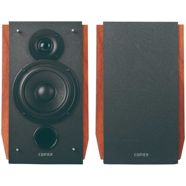 Bluetooth колони Edifier R1700BTs .0 Bookshelf Speakers, BT V5.1, RCA, 0.75-inch Tweeters, 4-inch Drivers, Sub-Out, 66W (RMS), Control Knobs and Remote Control, Brown - R1700BTS-BR