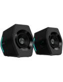 Bluetooth колони Edifier G2000 2.0 Audio System, BT V5.1, USB, AUX, 2.75-inch Drivers, RGB Lighting, 16W (RMS), Black - G2000-BL