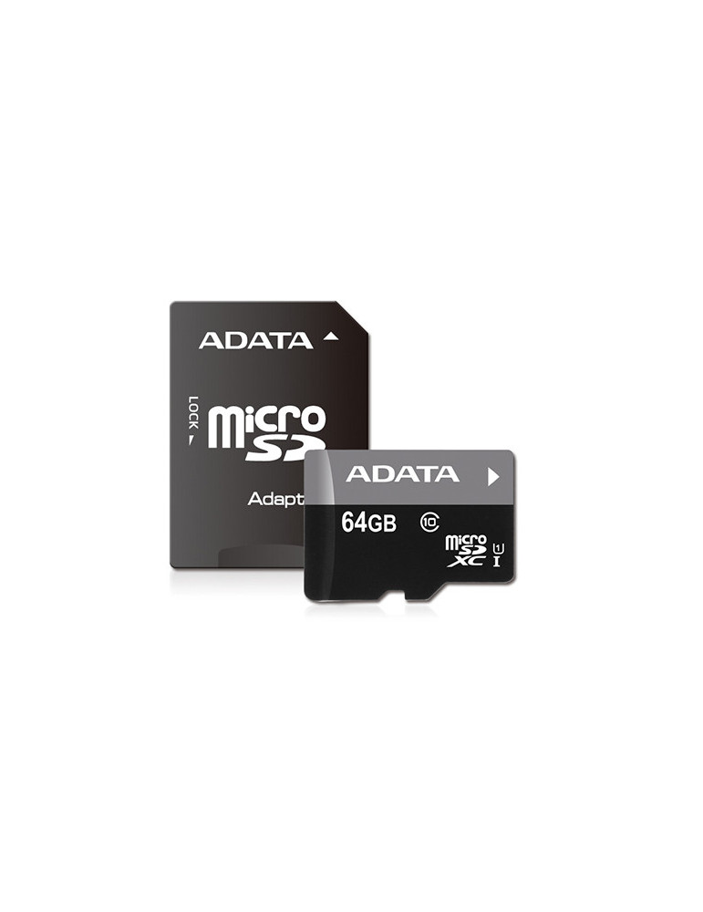 Карта памет 64GB Adata microSD Class 10 - AUSDX64GUICL10-RA1