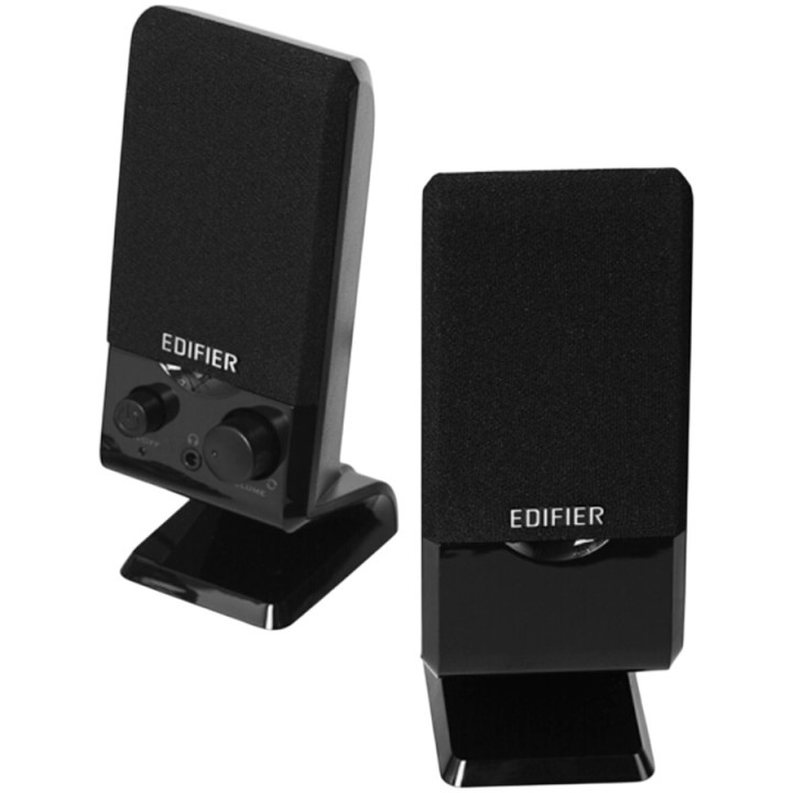 Bluetooth колони Edifier M1250 2.0 Audio System, USB, AUX, 1.2W (RMS), Volume Control, Black - M1250-BL