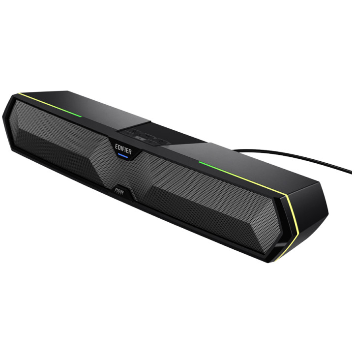 Bluetooth колонка Edifier MG300 Soundbar, BT V5.3, USB, AUX, 2x 52mm Drivers, RGB Lighting, 5W (RMS), Black - MG300-BL