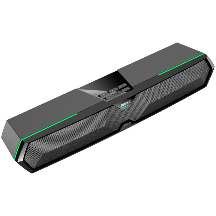 Bluetooth колонка Edifier MG300 Soundbar, BT V5.3, USB, AUX, 2x 52mm Drivers, RGB Lighting, 5W (RMS), Black - MG300-BL
