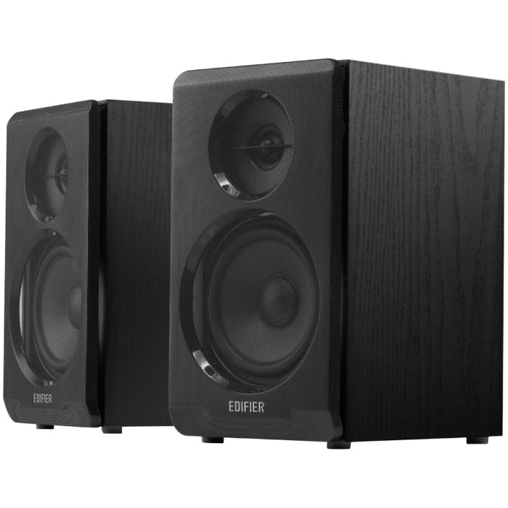 Bluetooth колони Edifier R33BT 2.0 Bookshelf Speakers, BT V5.0, AUX, 0.5-inch Tweeters, 3.5-inch Drivers, 10W (RMS), Control Buttons, Black - R33BT-BL