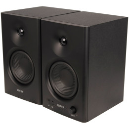 Колонка Edifier MR4 Active Studio Monitors, RCA, AUX, TRS, 1-inch Tweeters, 4-inch Woofers, 42W (RMS), Control Knob, Black - MR4-BL